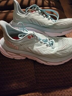 Hoka CLIFTON EDGE  Women's Light Mint Athletic Running Shoes